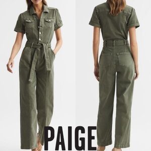 Paige Brooklyn Jumpsuit Vintage Ivy Green